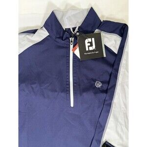 NWT | Footjoy Men’s Windbreaker Jacket | S | Navy/Grey